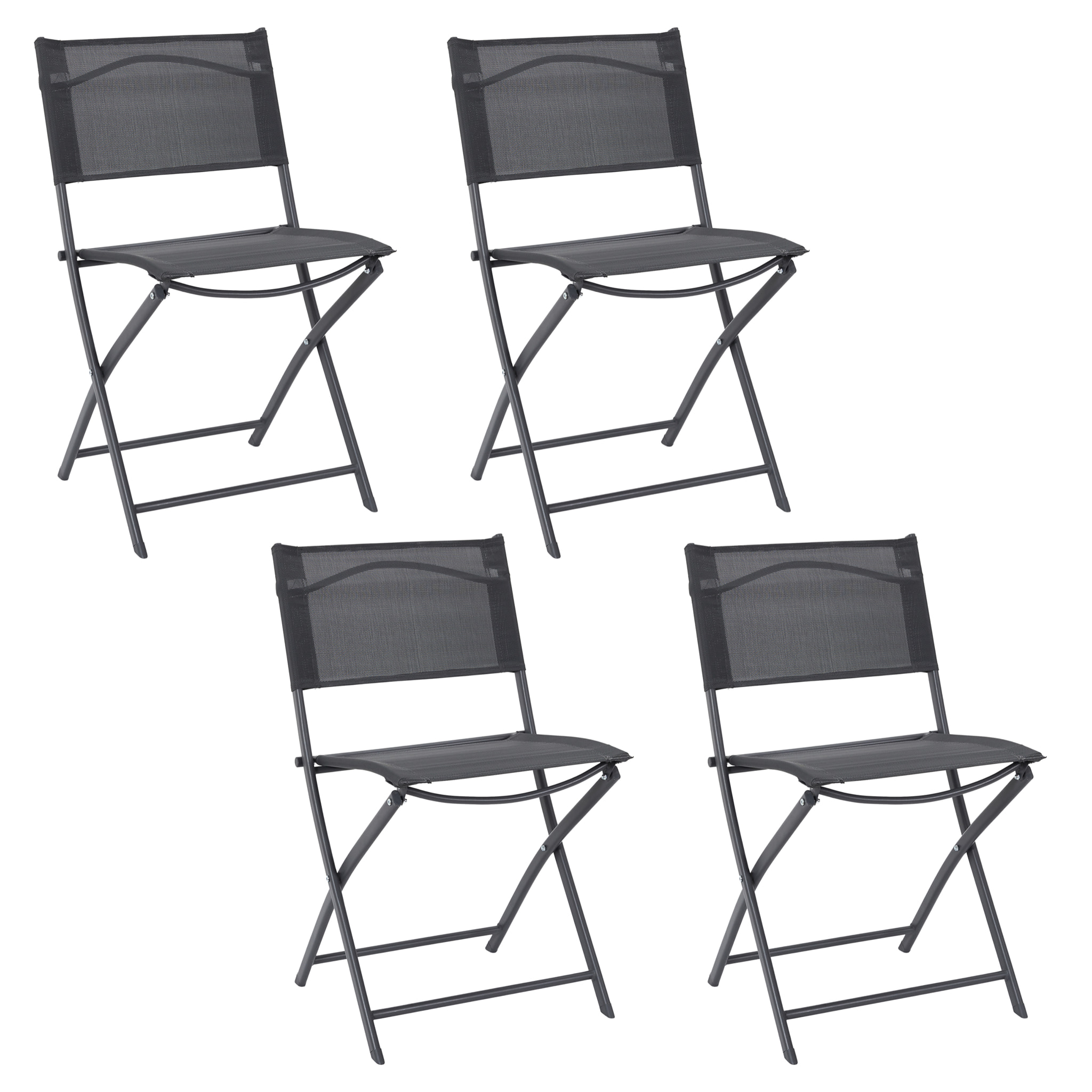 Chaise Elba Gris - Lot De 4