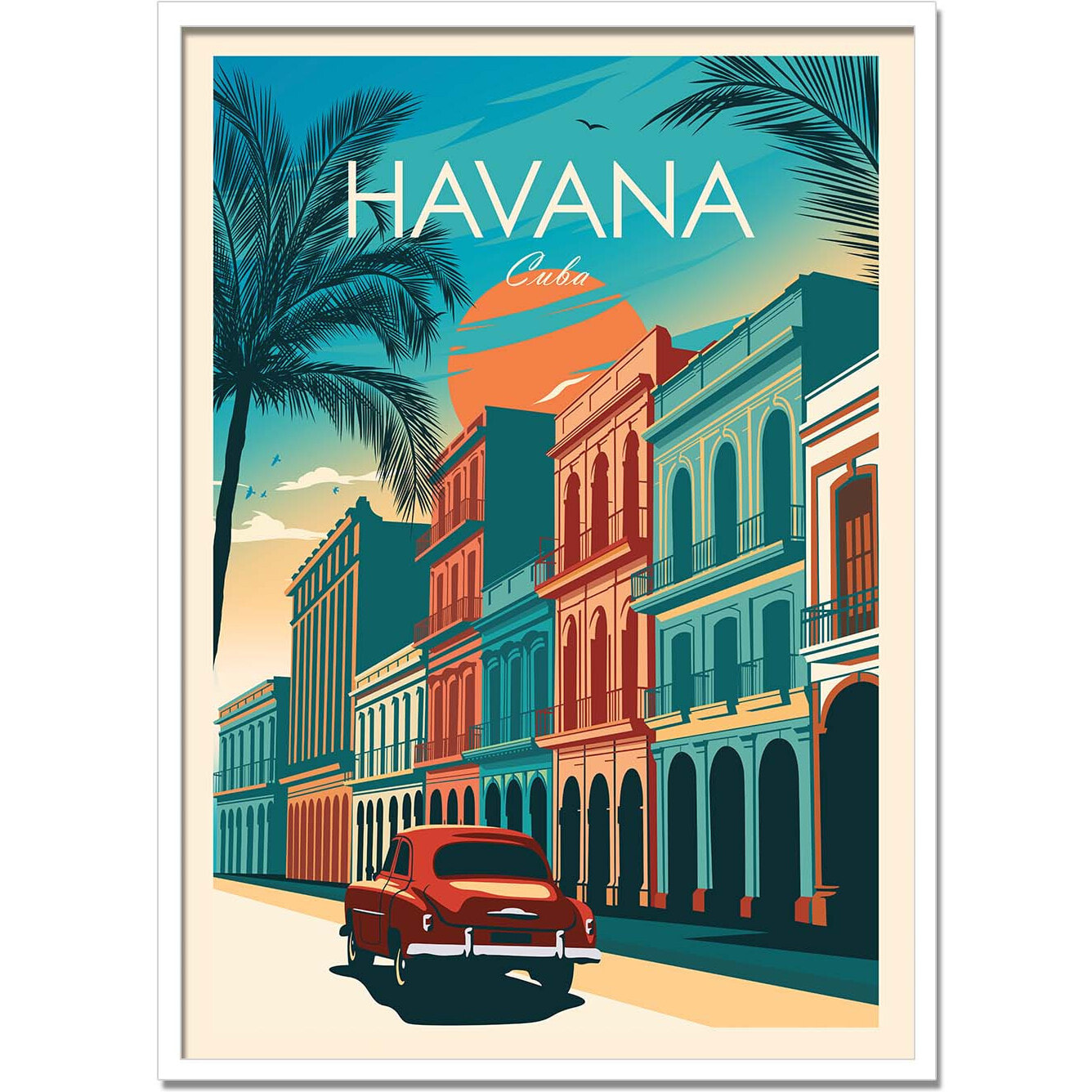 Affiche - Havana Cuba - Studio Inception