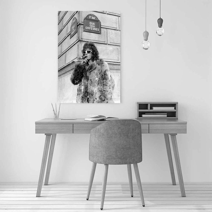 Tableau Michel Polnareff à Paris Toile imprimée