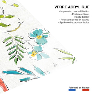 Tableau Hibiscus, orchidée et cie Tableau plexiglas