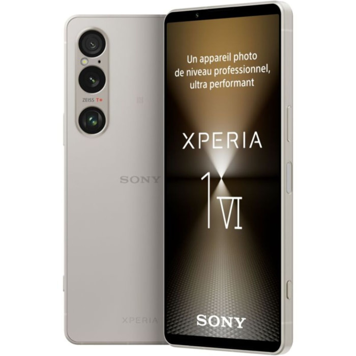 Smartphone SONY Xperia 1 VI Argent 256Go 5G