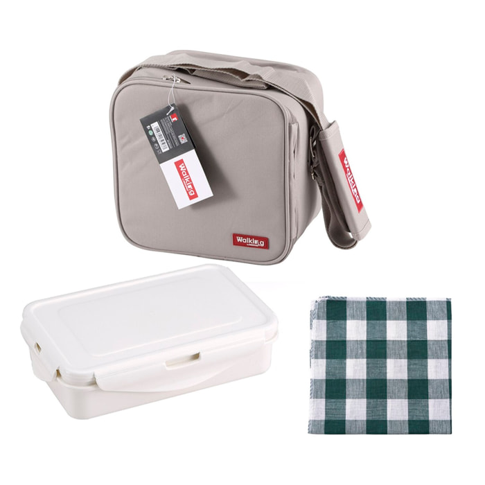 BOLSO PORTA ALIMENTOS/ LUNCHBOX  gris Bergner