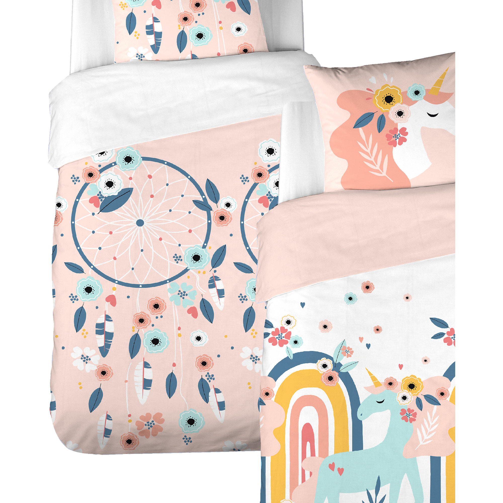 Parure de lit enfant 100% coton - PRUNELLIA