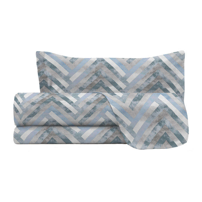 COMPLETO LETTO PIAZZA E MEZZA KARMA - 100% Microfibra