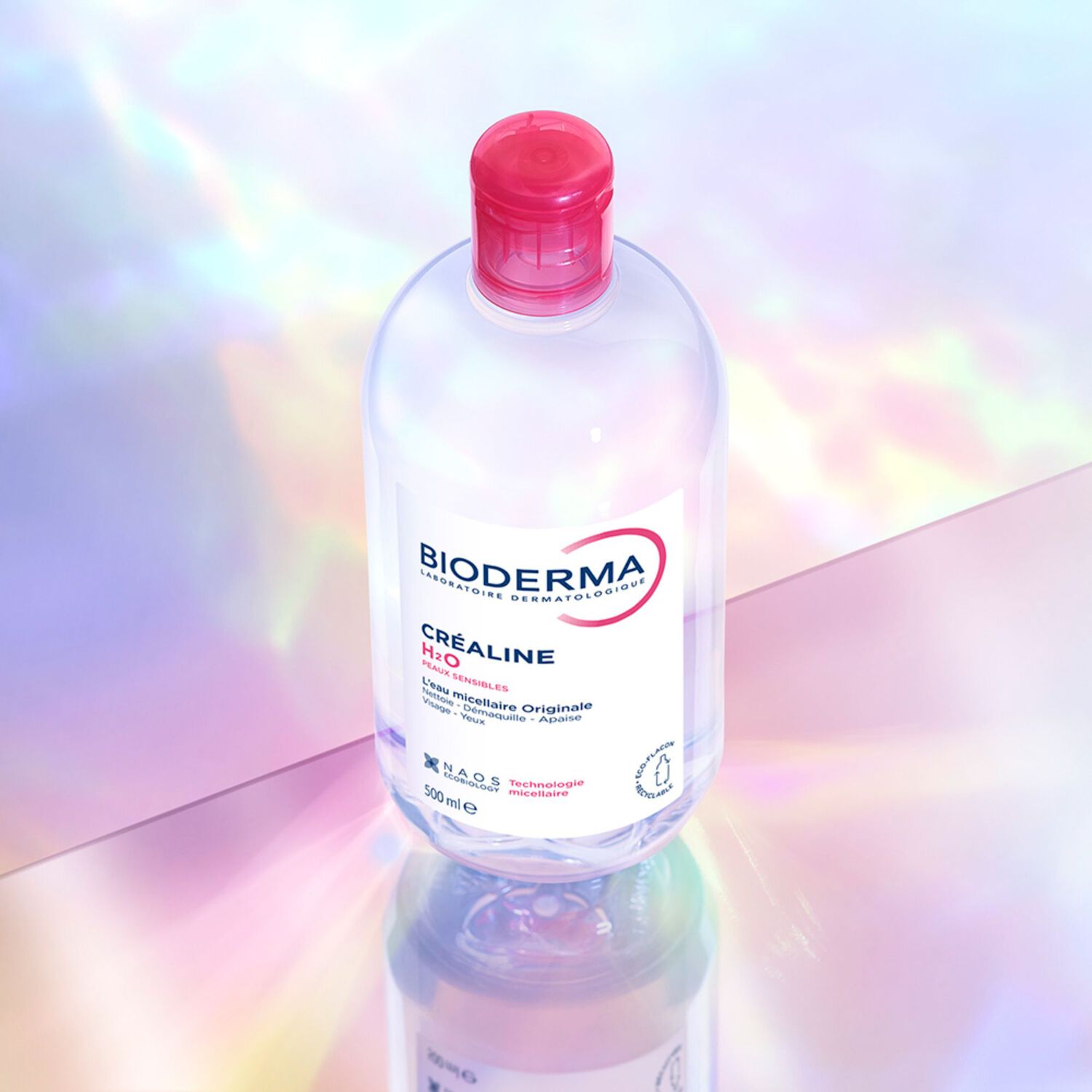 Créaline H2O - Eau Micellaire Démaquillante Sans Rinçage - Peaux Sensibles