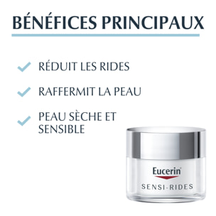Sensi Rides - Crème Riche de Jour Anti Rides - Peaux Sèches et Sensibles - 50 ml