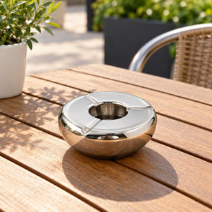 Cendrier en acier inoxydable 12cm