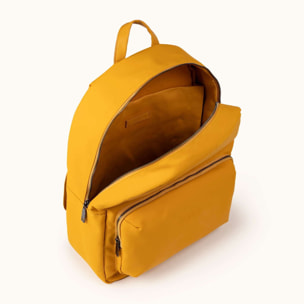 Mochila Urbana de Poliéster Reciclado Mostaza BACKPACK PEAK RECYCLED