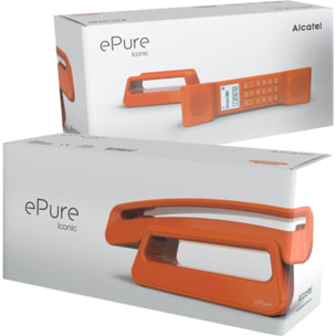 Téléphone sans fil ALCATEL ePure Iconic Orange