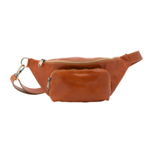 Marsupio da uomo in vera pelle - Modello False - 100% pelle - 37.0 x 16.5 x 10.0 cm
