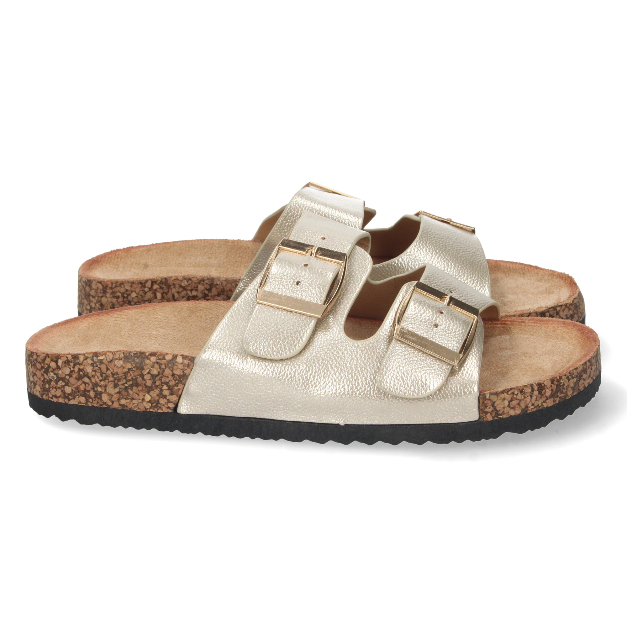 Sandalia de Plana Bio con Hebillas Buonarotti