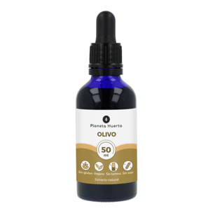 PLANETA HUERTO | Extracto de Olivo 50 ml – Suplemento Natural para la Piel y el Corazón