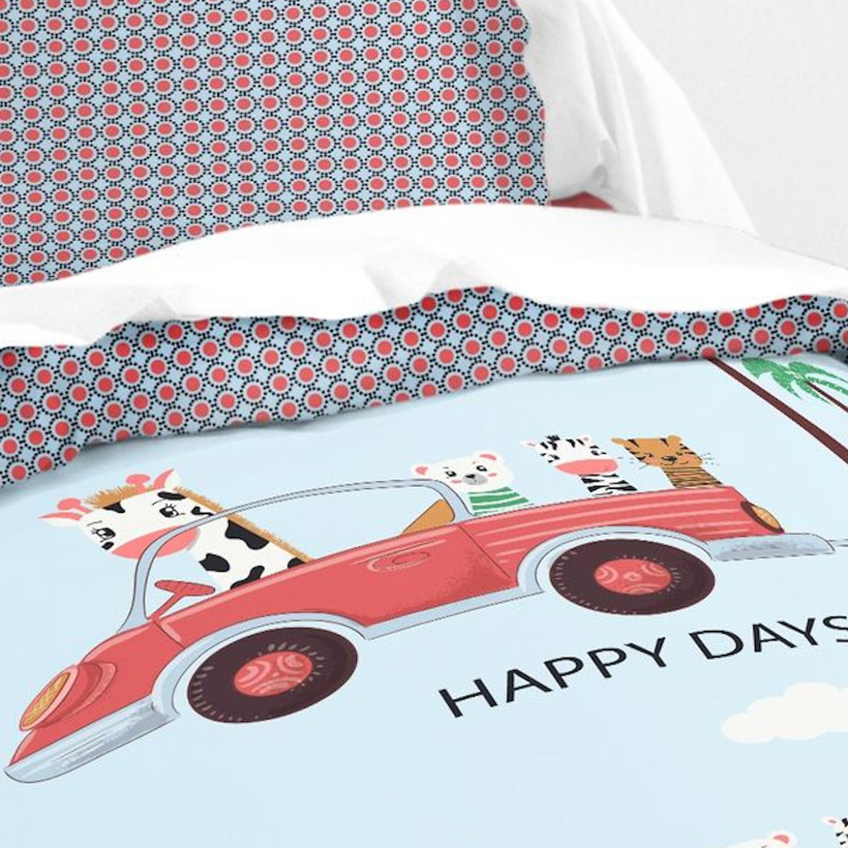 Parure de lit enfant 100% coton - Nice Day