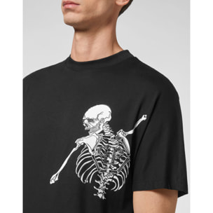 PHILIPP PLEIN T-Shirt Round Neck SKELETON