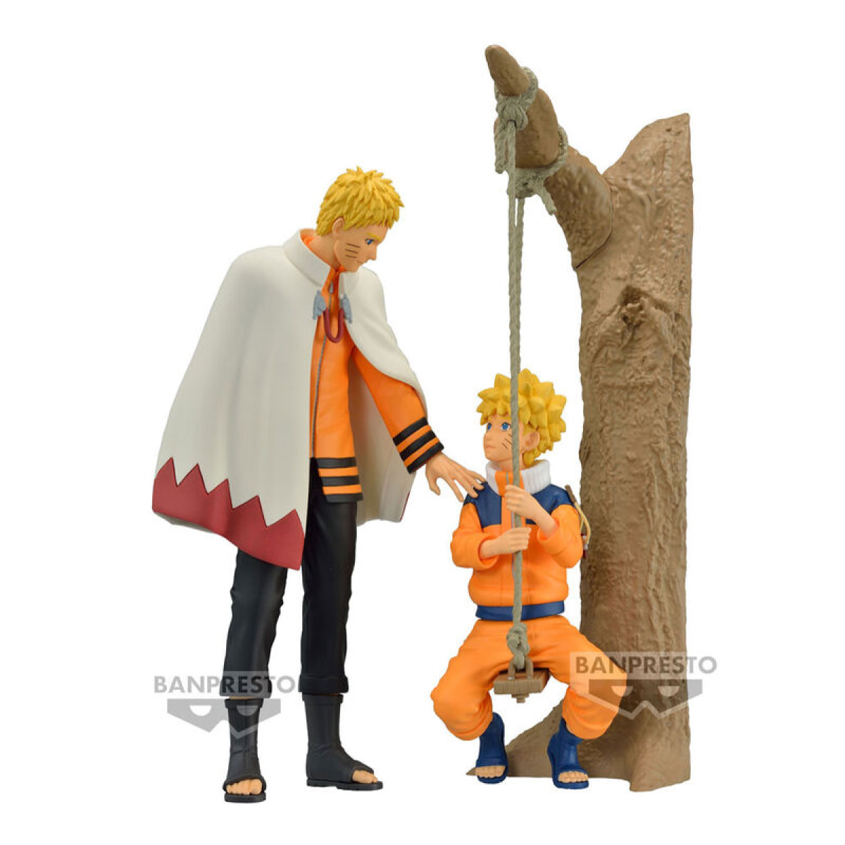 Naruto Shippuden 20th Anniversary Uzumaki Naruto Hokage Figura 10cm Banpresto