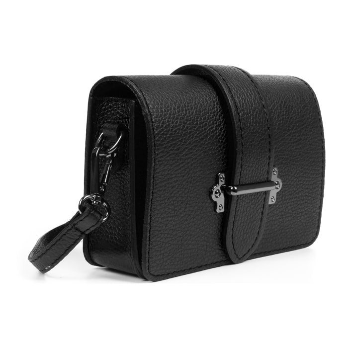 Camelia Bolso bandolera Mujer.Piel auténtica Dollaro