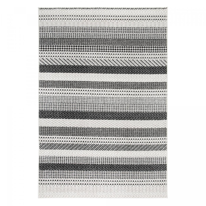 Tapis salon et chambre tissé motif scandinave VEBI