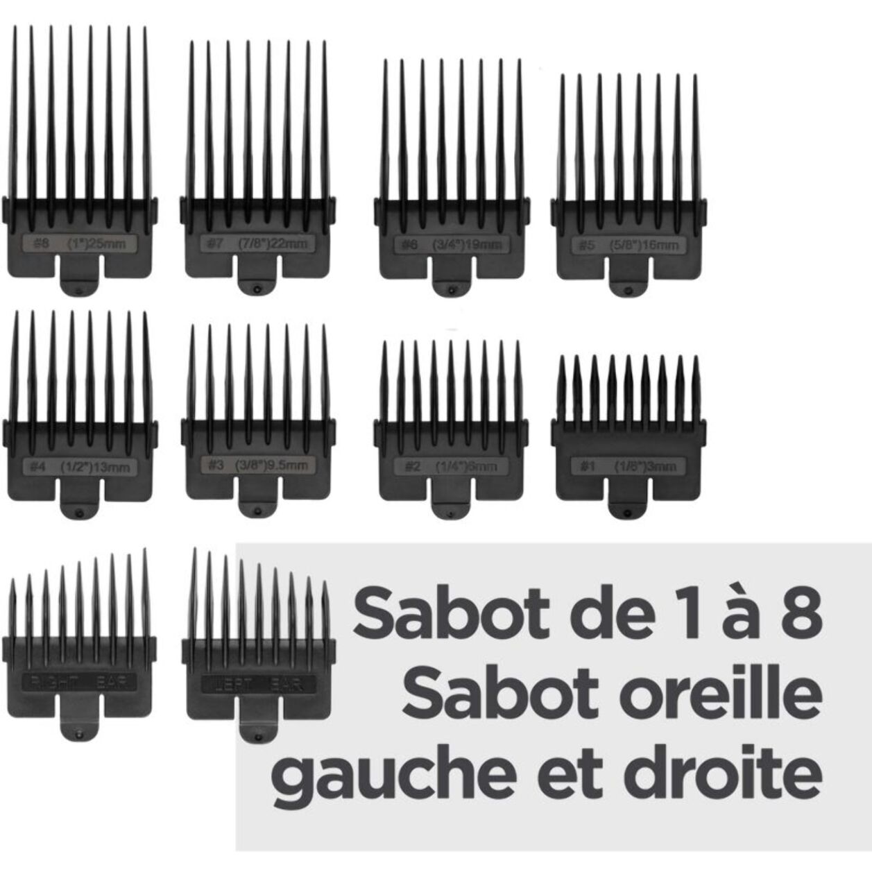 Tondeuse cheveux BABYLISS E812E Lithium Power, précision 0,8 mm, autonomie 180 mn