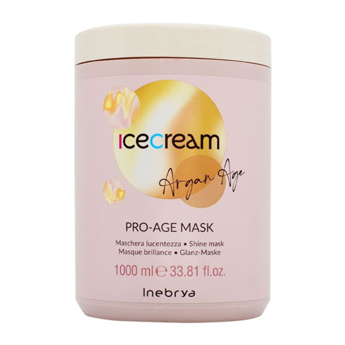 INEBRYA Ice Cream Argan Age Mask Olio Di Argan 1000ml