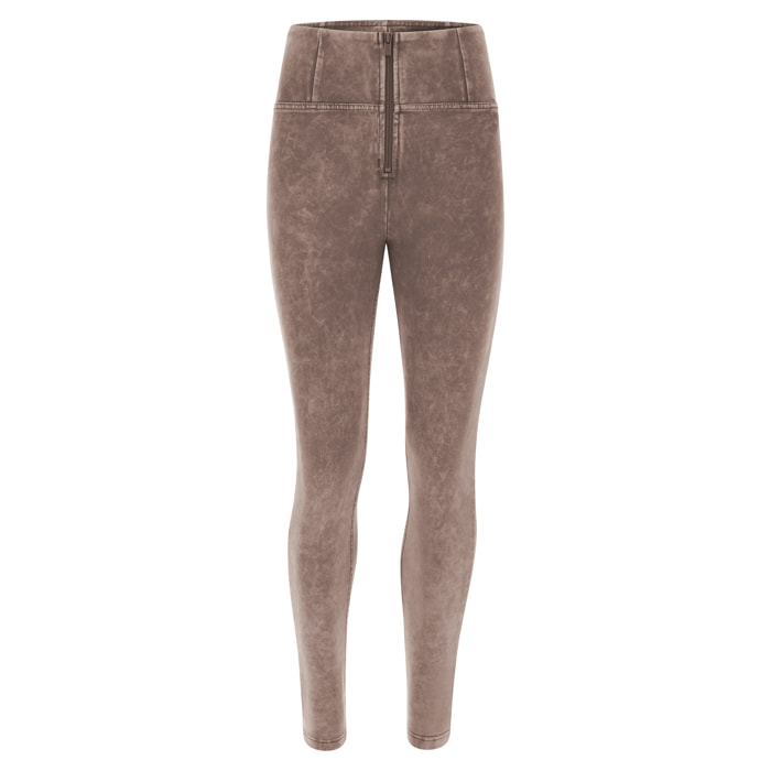 Pantaloni push up WR.UP® superskinny vita alta effetto bleached