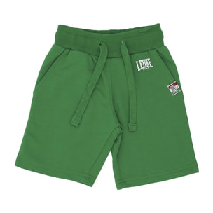 Bermuda in felpa con logo piccolo da bambino Basic