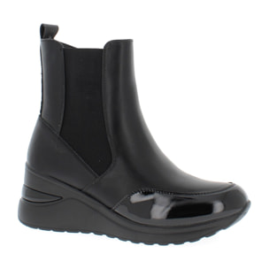 Armata di Mare Scarpe Donna Chelsea Boots con Soletta in Memory Foam AMD W52H53 Black
