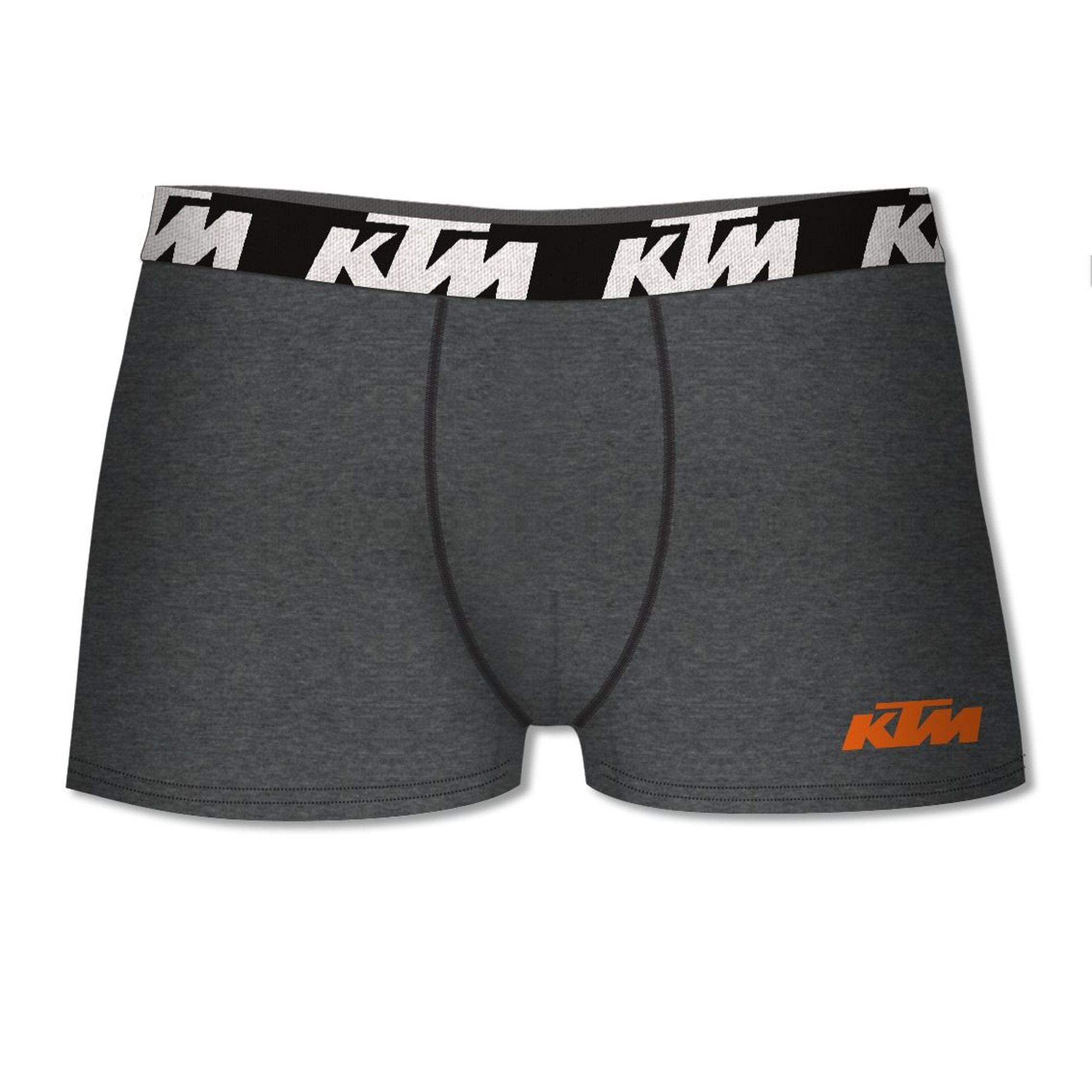 Set de 2 calzoncillos bóxer ktm  negro y gris oscuro