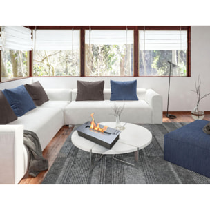 Quemador de acero para chimenea de etanol con fibra cerámica y tapa para regular la llama 1L NB10 PURLINE