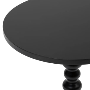 Table d'appoint "Alix" noir 50x38x38cm