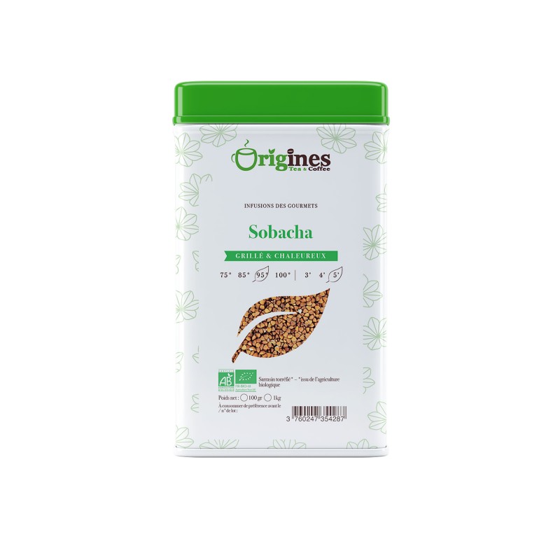 Sobacha - Infusion Bio plantes de naturelles - Boîte Métal 100g