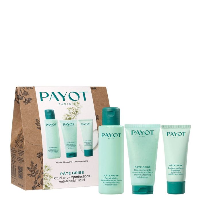 Pâte Grise - Coffret Rituel Pureté Anti-Imperfections - 3 produits