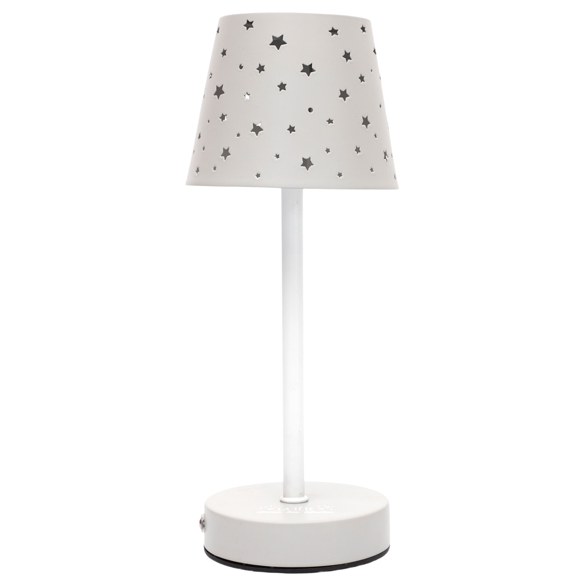 Lampe De Table Rechargeable Etoiles Ajourees
