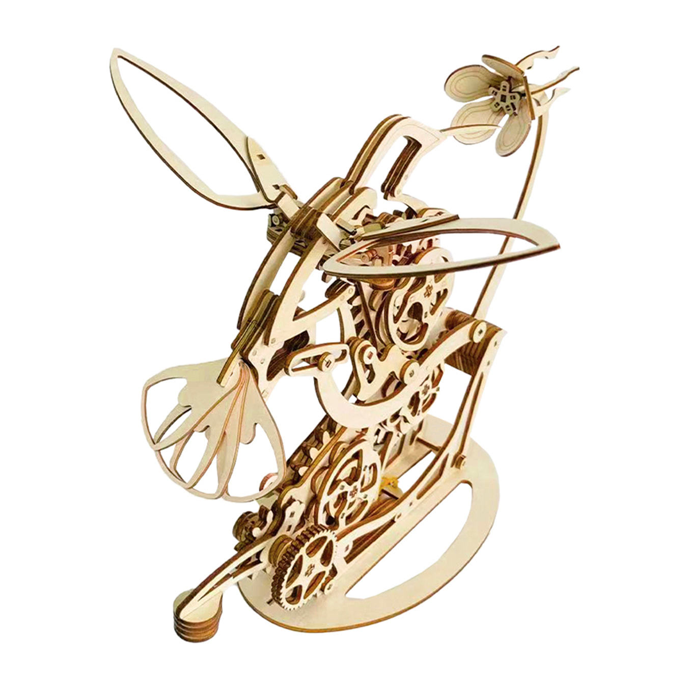 Modello in legno 3D, design di Colibrì meccanico dinamico. 200 pezzi.