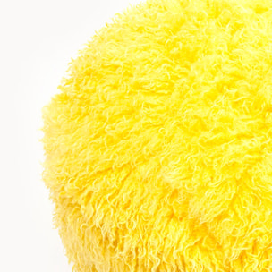 Tabouret Plushy jaune Kare Design