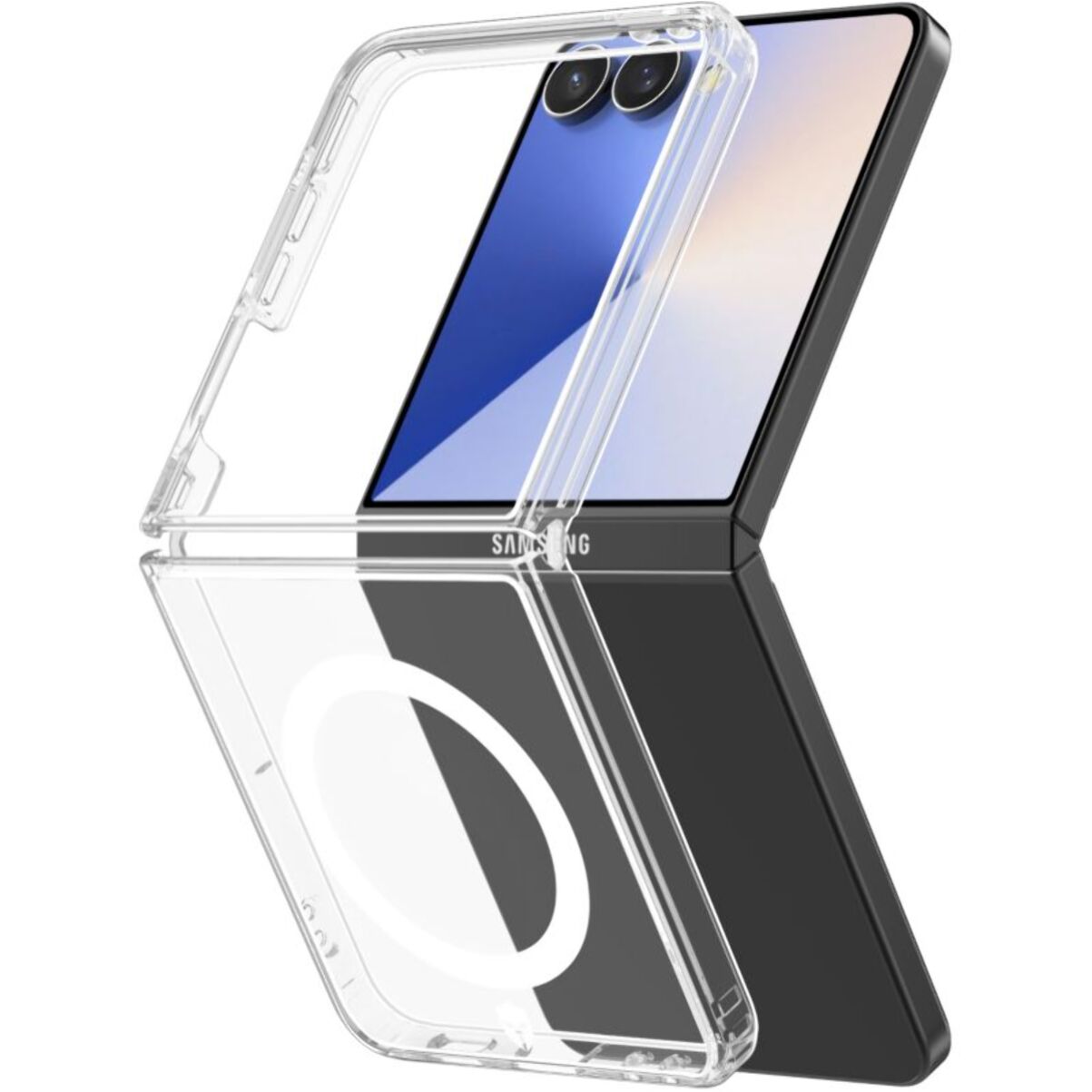 Coque FORCE CASE Samsung Z Flip 7 renforcé transparent