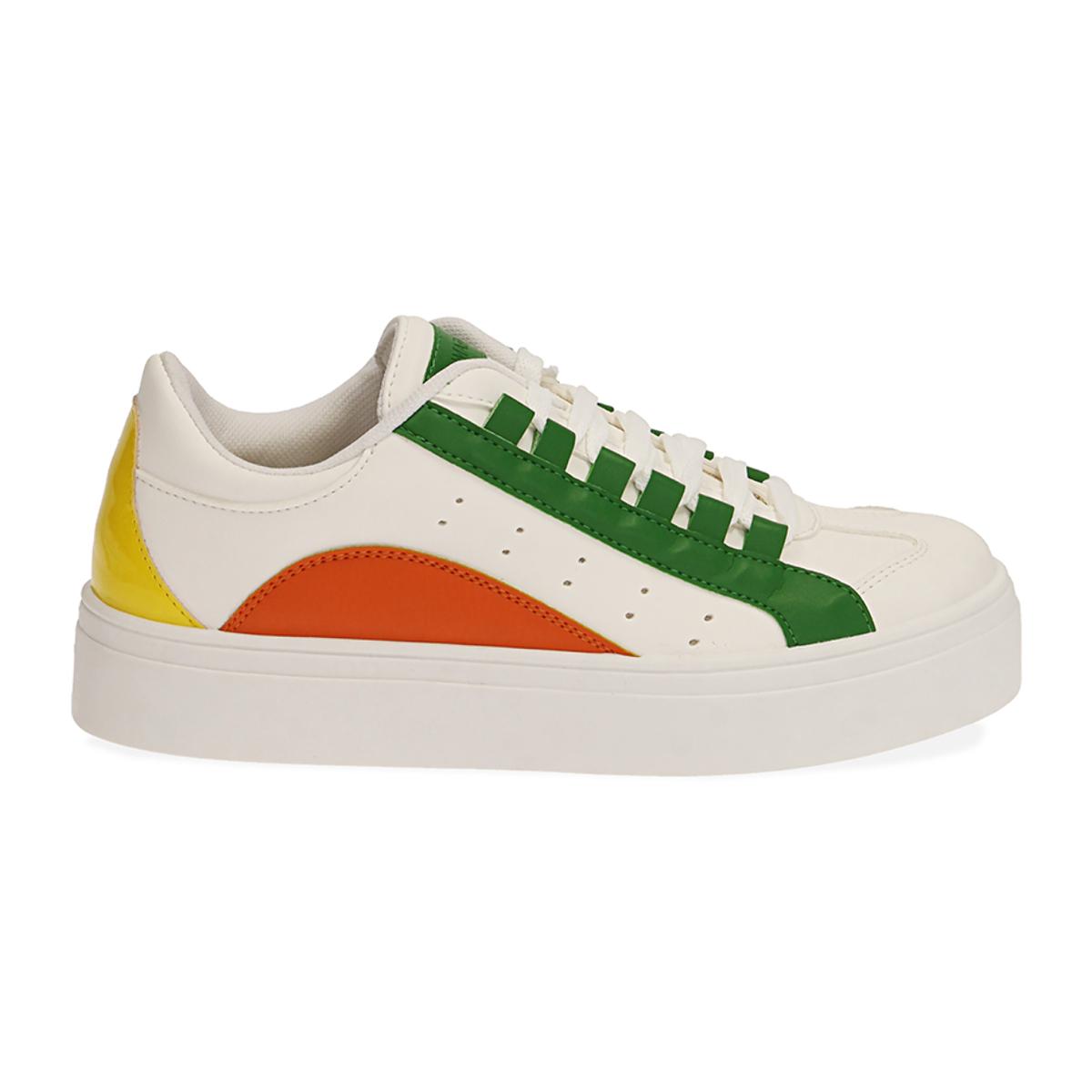 Sneakers bianco/verde