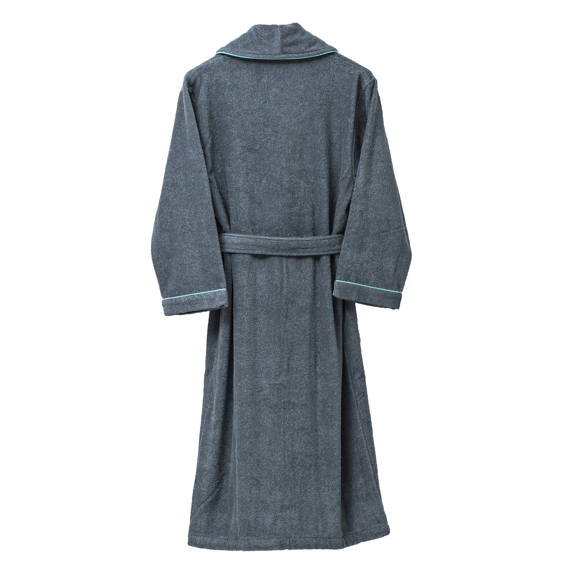 Albornoz m/l gris oscuro  benetton