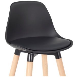 Tabouret De Bar Walt Noir - Lot De 2