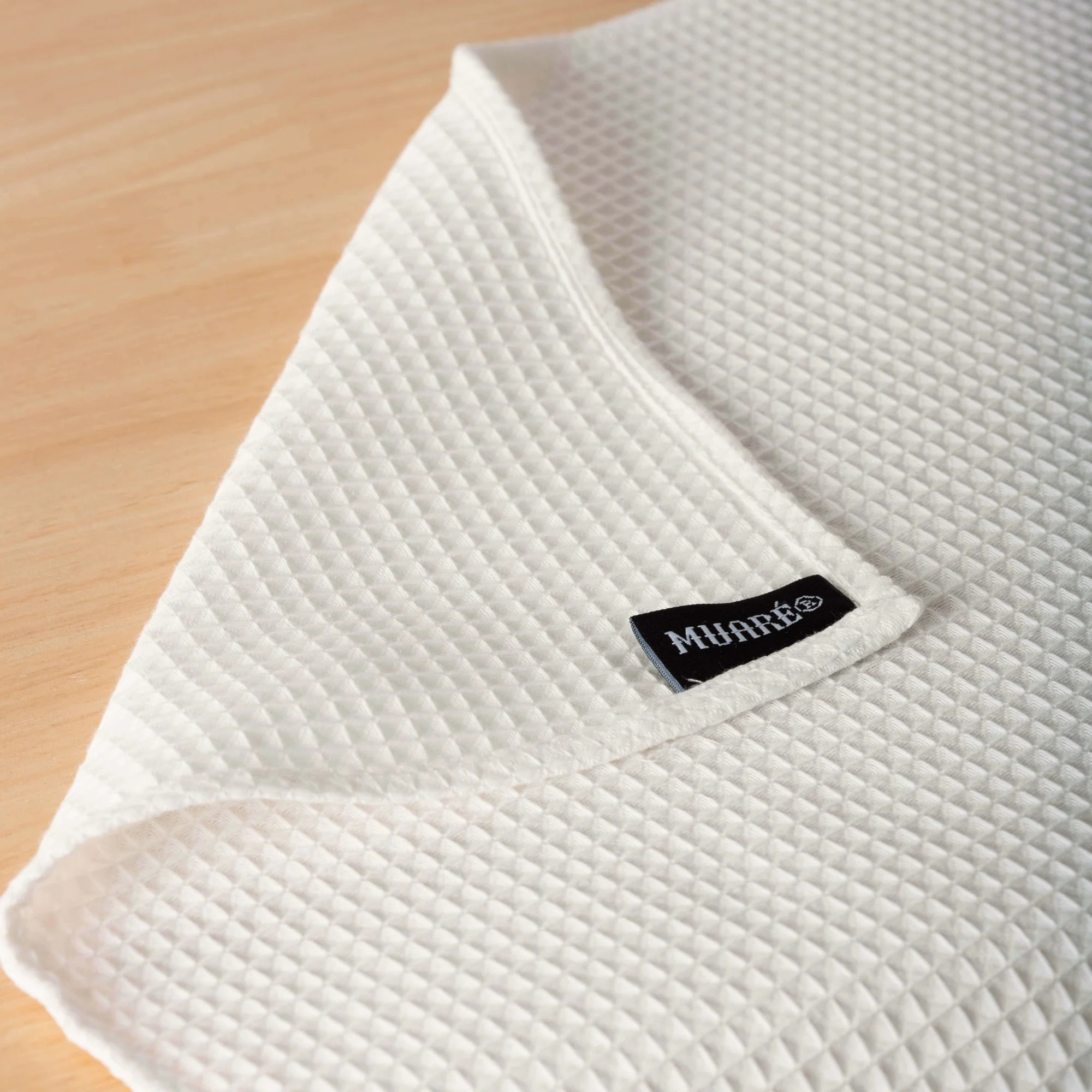 Pack 2 serviette Waffle Naturel 45x45 cm