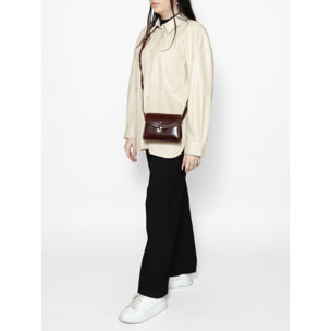 Borsa a tracolla Faye da donna In Vera pelle Made in Italy 18x13x5 cm