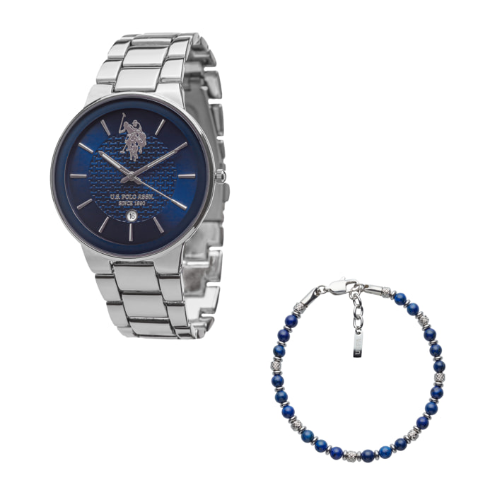 Cofanetto orologio e bracciale U.S. Polo Assn.