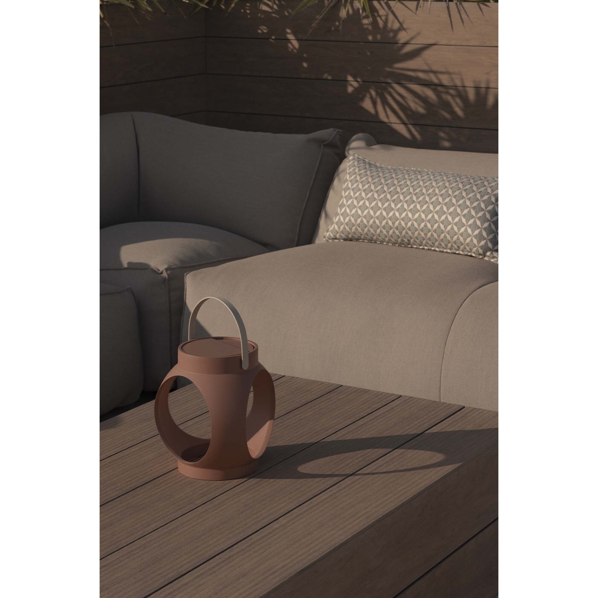 CANDELA Lampe portable rechargeable en terre cuite