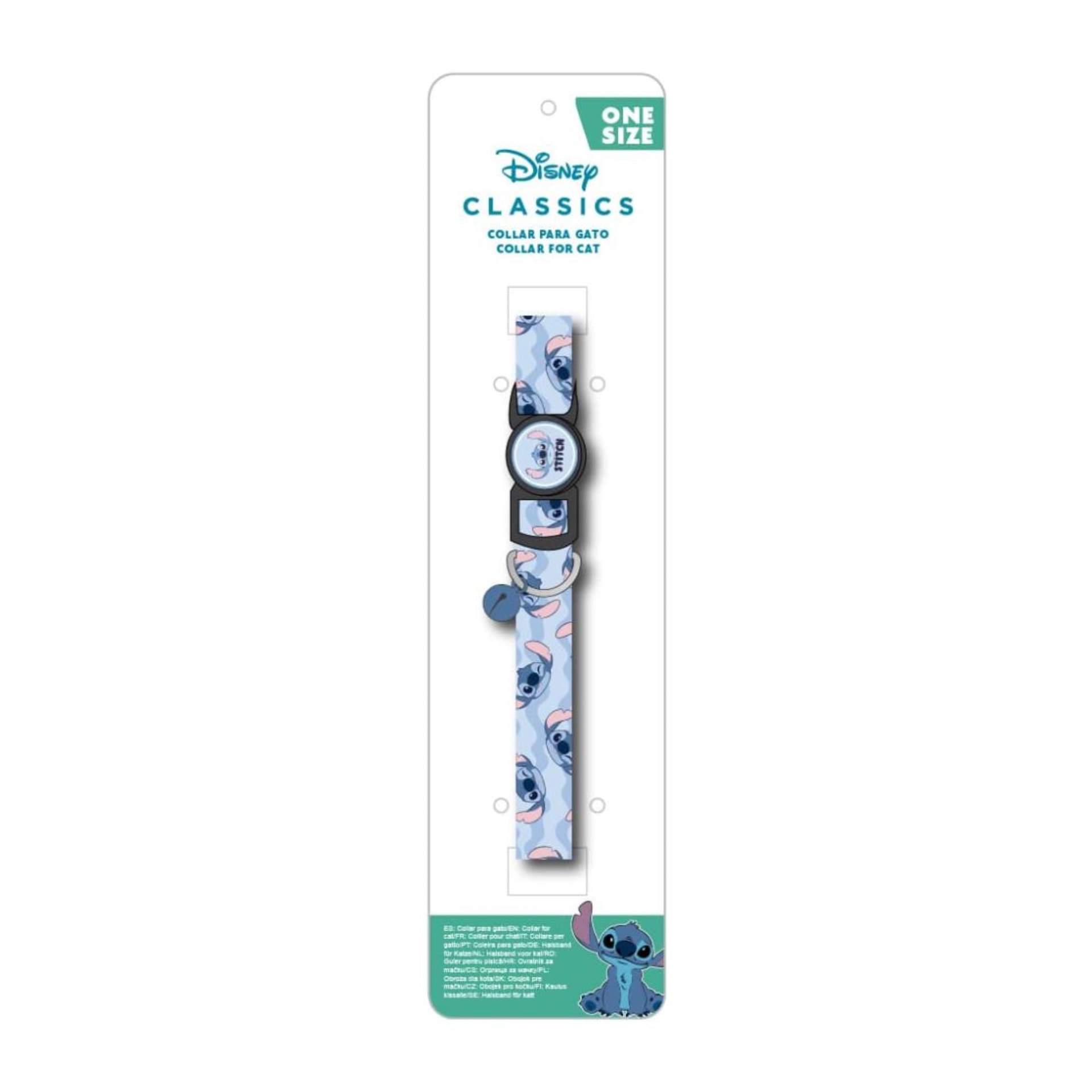 Collar para gato talla única diseño stitch