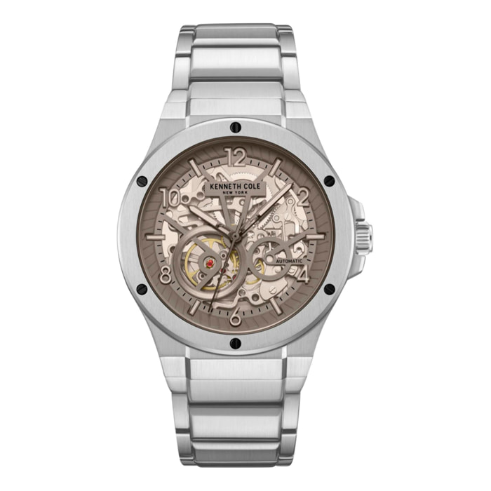 Reloj Kenneth Cole KCWGY0063302 Hombre Analogico Automatico con Correa de Acero inoxidable