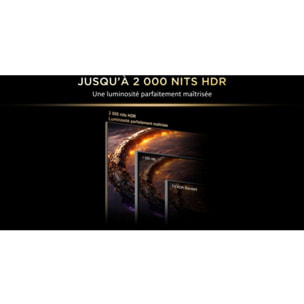 TV RGB TCL 85RM7L (2026) 85" (215 cm) - Expérience Gaming, 144Hz, Google TV, système audio ONKYO