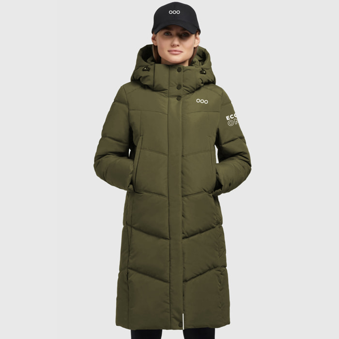 Chaqueta New York Long jacket marca ECOON - Caqui