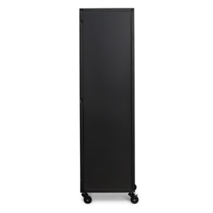 Range bûches vertical 120cm avec roulettes