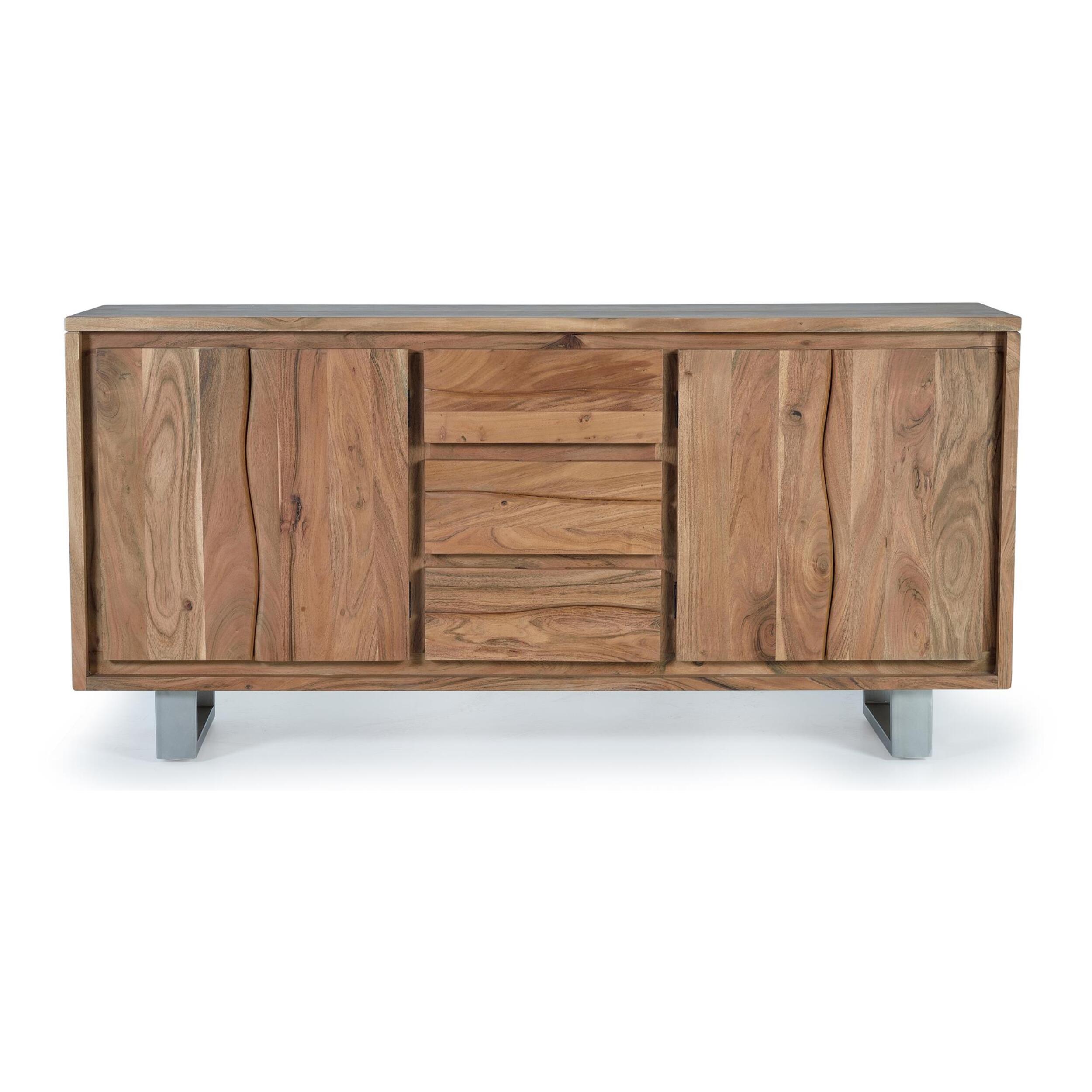 Aparador - madera de acacia - 172x45x82cm