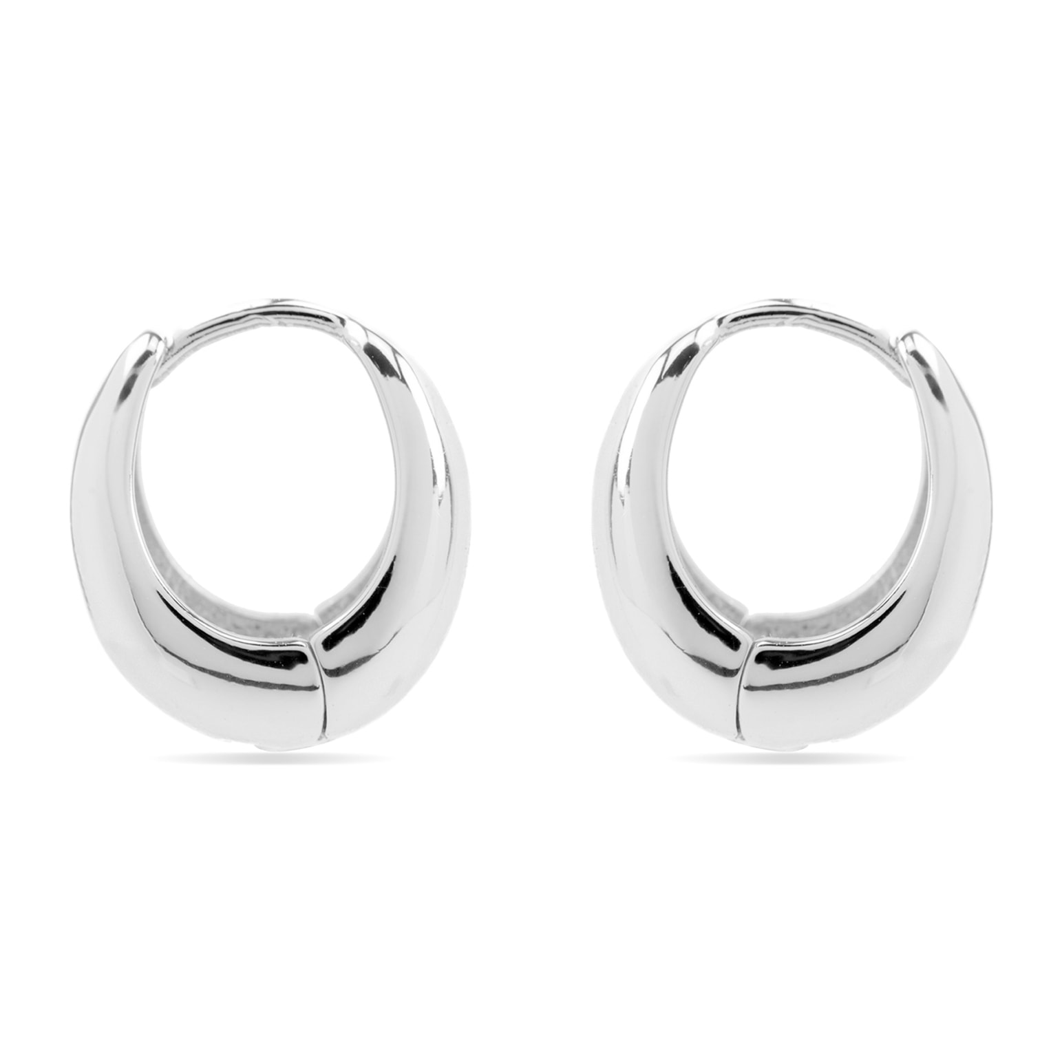 Pendientesde 16,5mm de diámetro acabado plata