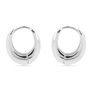 Pendientesde 16,5mm de diámetro acabado plata